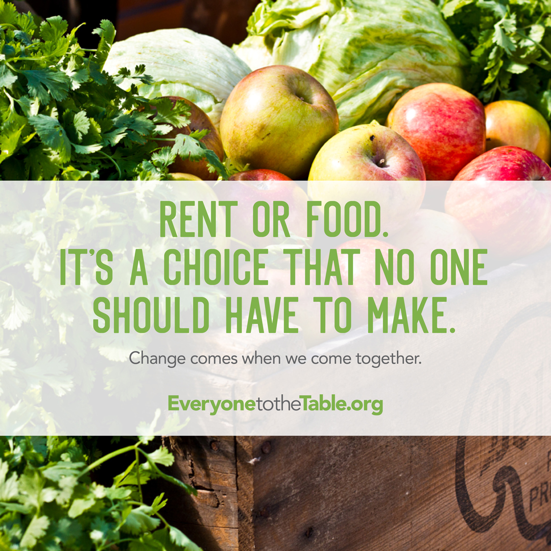 Rent or Food…